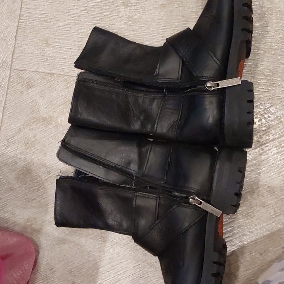 Harley-Davidson Womens Motorcycle Black Leather Boots Size 5.5 - Picture 10 of 11